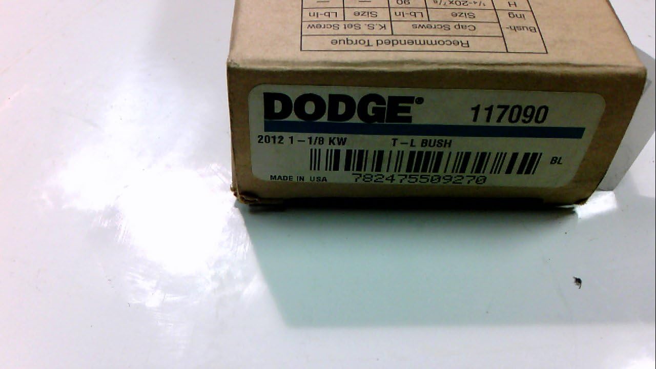 Dodge 117090 Taper-Lock Bushing 2012-1-1/8
