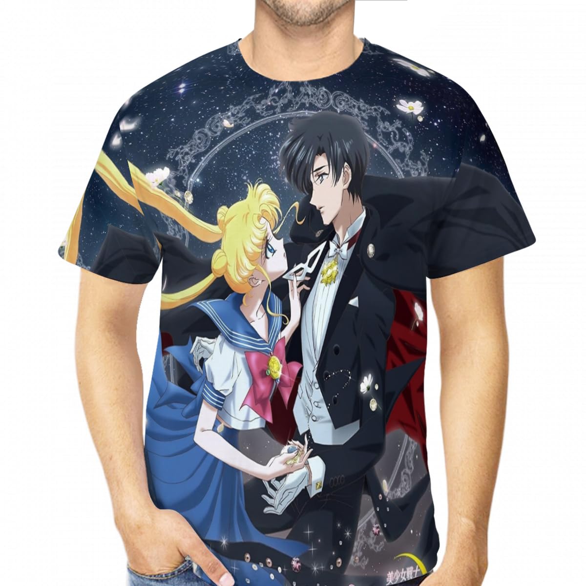 Amazon.co.jp: 美少女戦士セーラームーンCosmos 月野うさぎ メンズ T