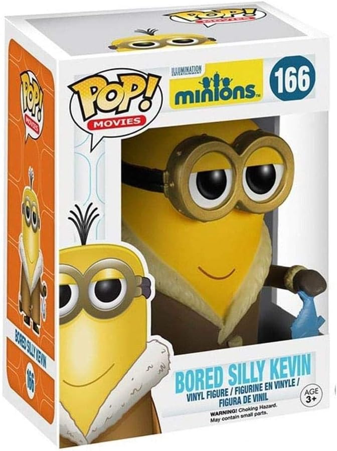 Funko POP Movies: Minions Figure, Bored Silly Kevin