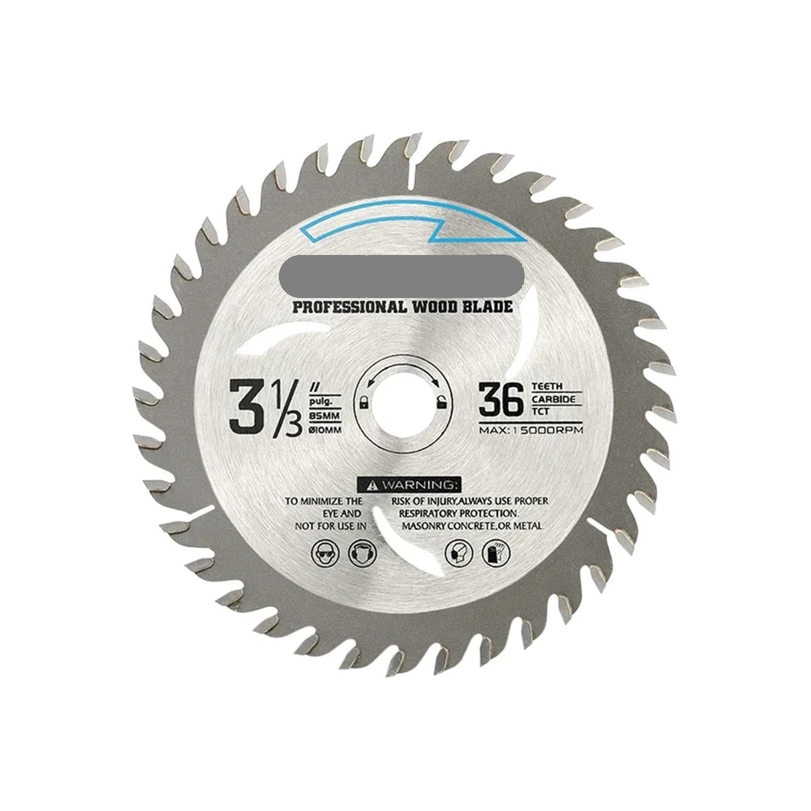 Sierra Circular eléctrica for carpintería, cuchillas de corte de dientes densos, Metal de 3 y 4 pulgadas, 1 ud.(Wood-185mm-25.4-24T)