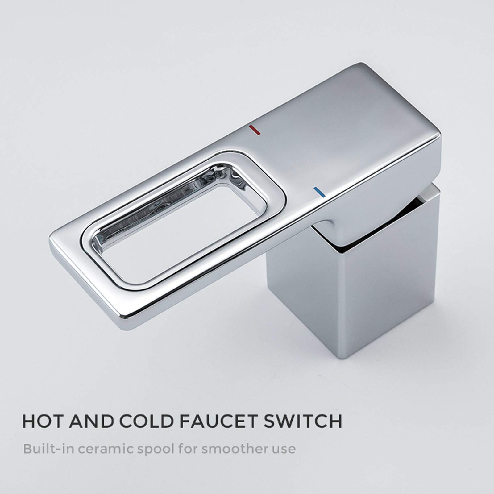 Grifo de bañera con Ducha de Mano, Grifo de bañera de Acero Inoxidable de 3 Orificios, Grifo de bañera Monomando de Montaje en Cubierta, Grifo Mezclador de Ducha de baño,