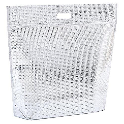 酒井化学工業 保冷袋 ミナクールパック C7Z 角底折込袋 L 430×400+120mm 50枚×2ケース