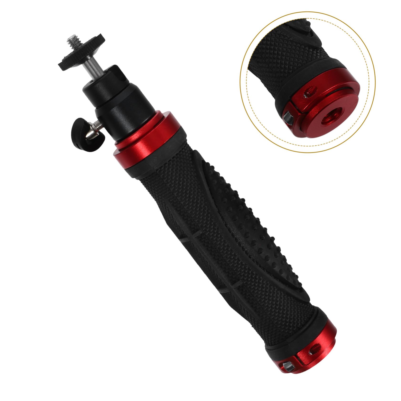 HOMSFOU 4piezas Estabilizador De Video Portátil Mango Ergonómico y Soporte para Cámara Compatible DSLR y Videocámaras Diseño Compacto y Ligero para Filmaciones Movimiento Incluye
