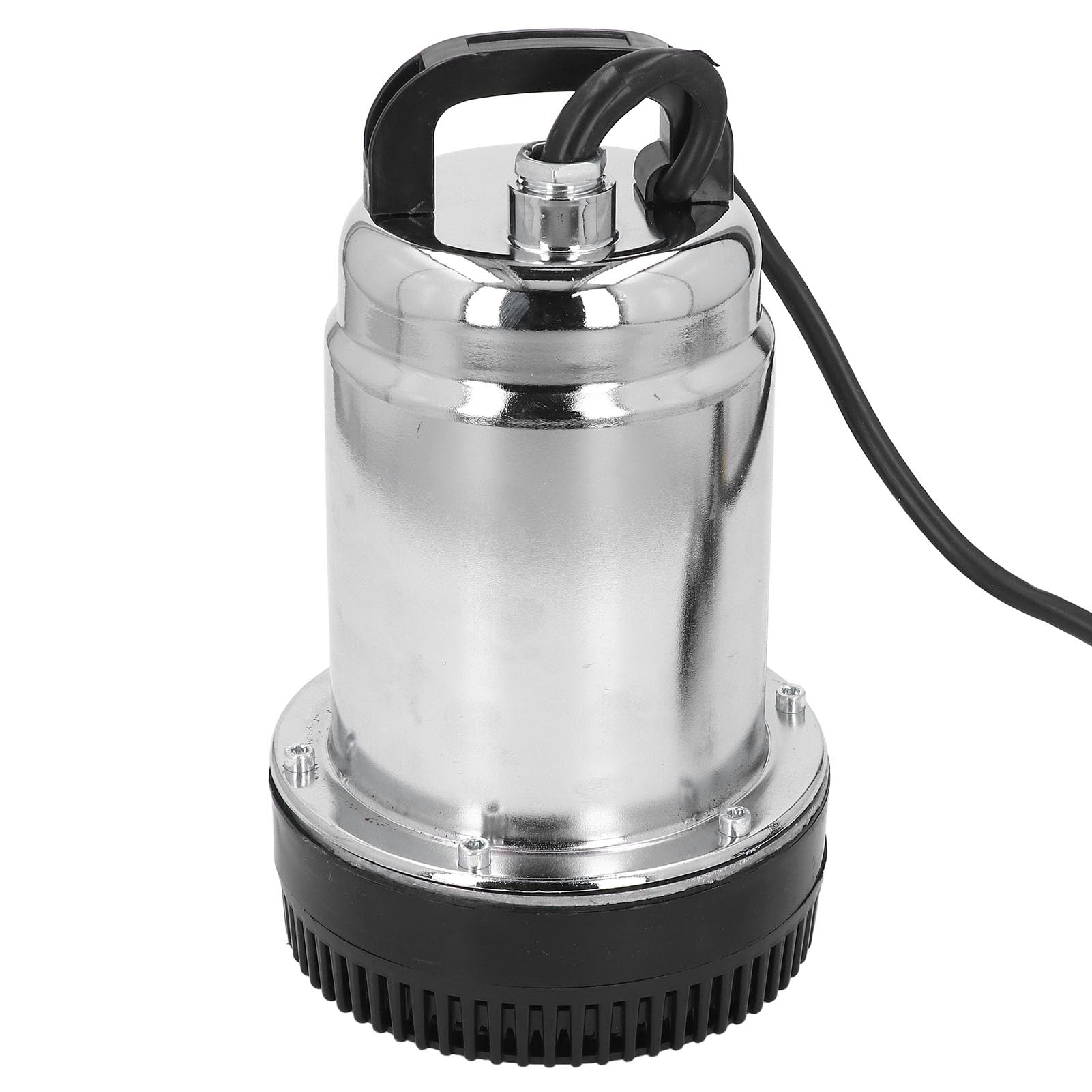 Bomba Sumergible de CC, Potente Bomba de Flujo de Agua de Alta Elevación de 220W para Jardines, Estanques, Acuicultura, Acero Inoxidable
