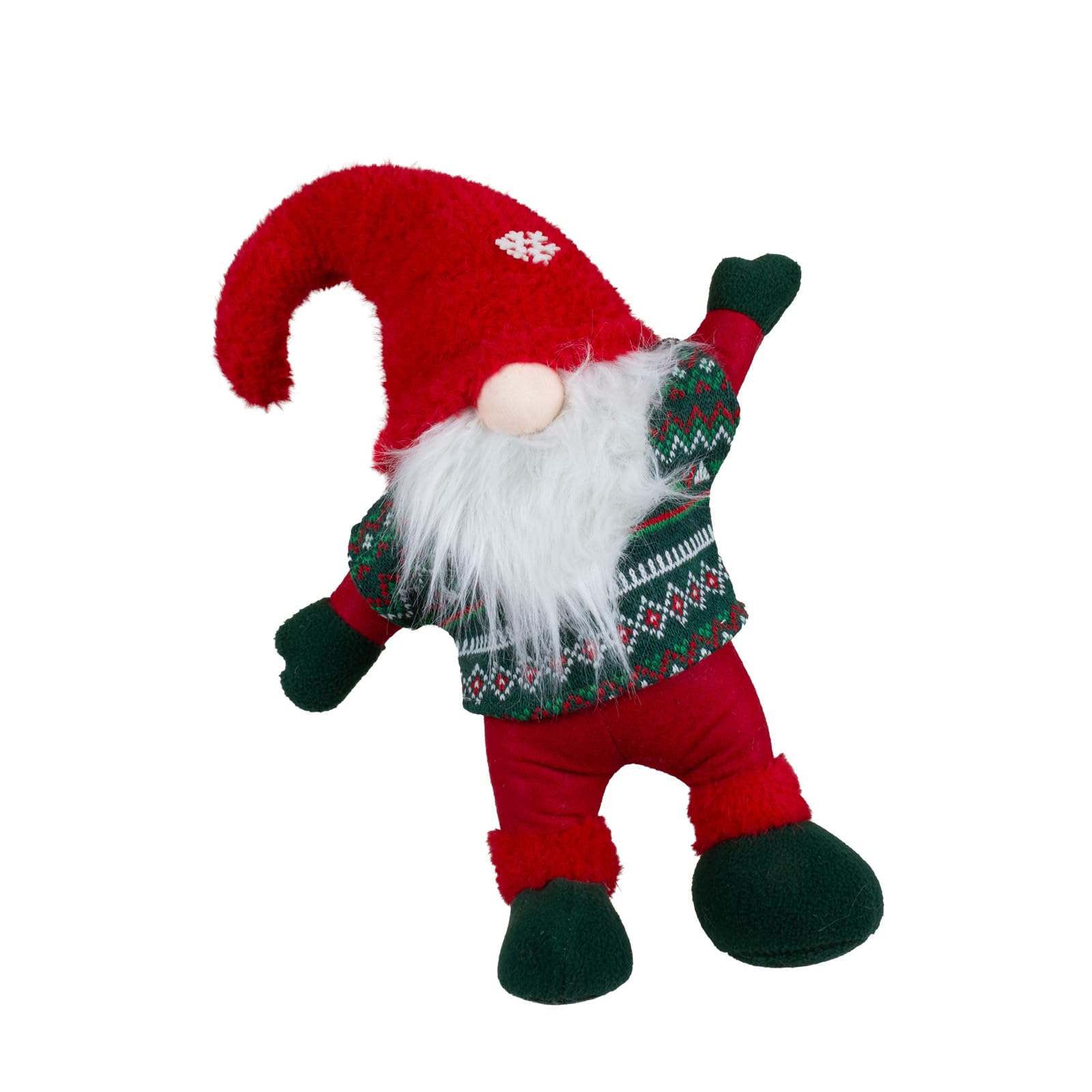 Monopol Christmas Paradise Wichtel Gnom Weihnachtswichtel stehend 38cm rot-grün mit Zipfelmütze