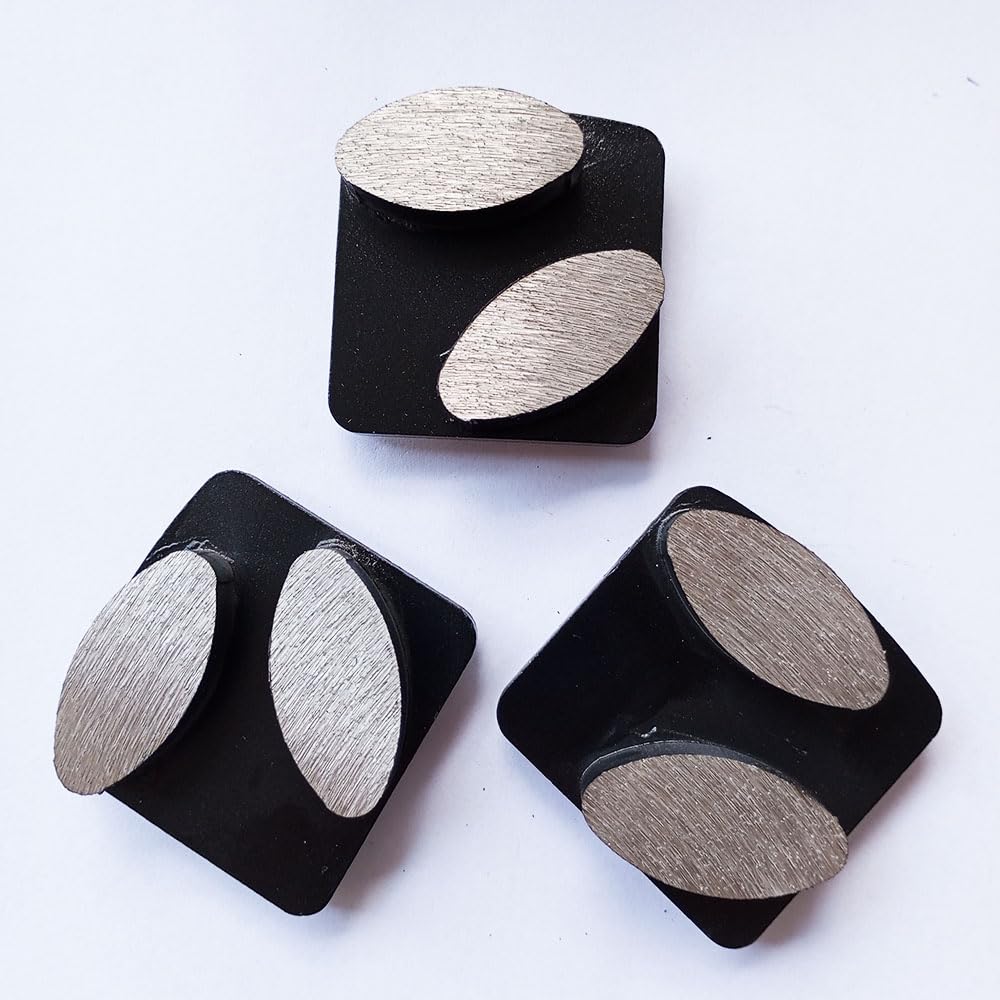 Diamond Grinding Disc Block for Concrete Floor Medium Bond 3 pcs Use in Grinder (60#)