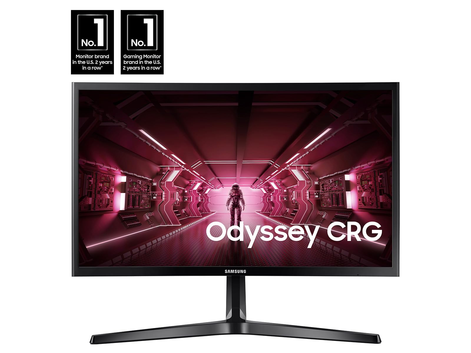 Samsung LC27RG50FQN CRG5 曲面ゲーミングモニター 240Hz 27インチ サムスン 湾曲 ディスプレイ PC周辺機器 中古 C8049389