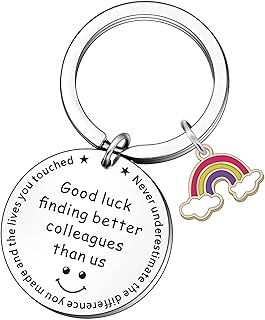 Colleague Leaving Gift New Job Keyring Good Luck in Your New Job Coworker Leaving Keyring Funny Farewell Gifts Goodbye Gifts Leaving Present for Colleagues