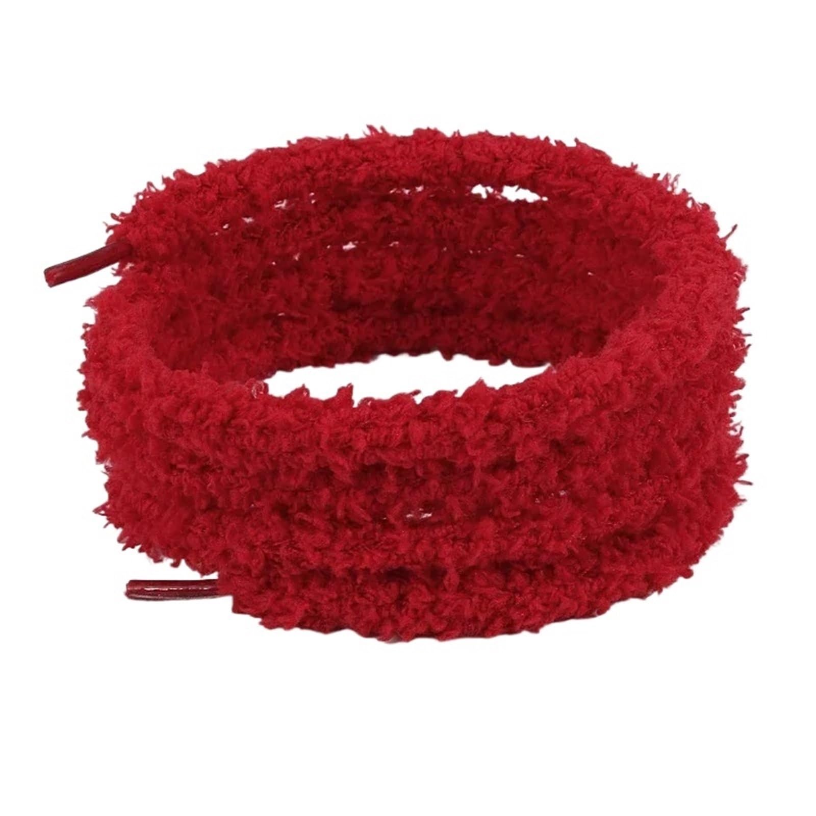 Cordones esponjosos casuales para zapatos, 1 cm de ancho, cuerda redonda, para otoño, 20 pares para zapatos casuales