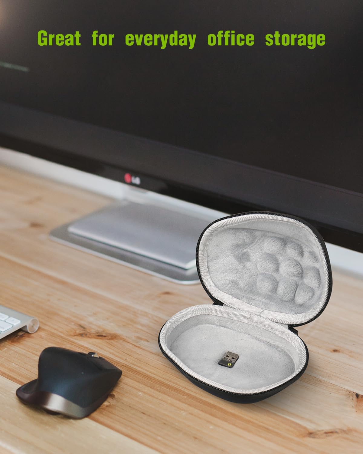 Hard Travel Mouse Case Compatible with Logitech MX Master 4, Master 3S / 3, Master 2S Computer Wireless Mouse Carrying Bag – with Clip and Lanyard - Image 7