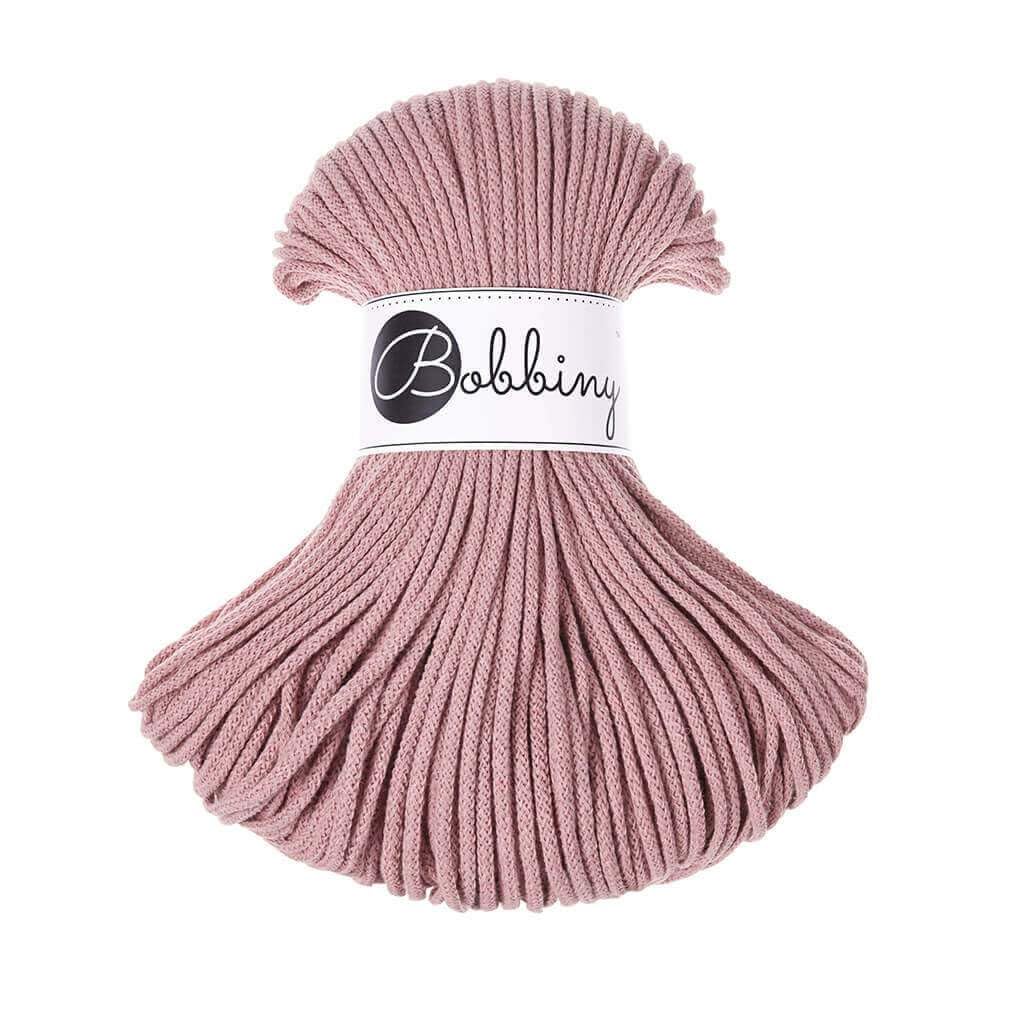Bobbiny Blush Junior 3Mm Braided Macrame Cord (Blush) 100M