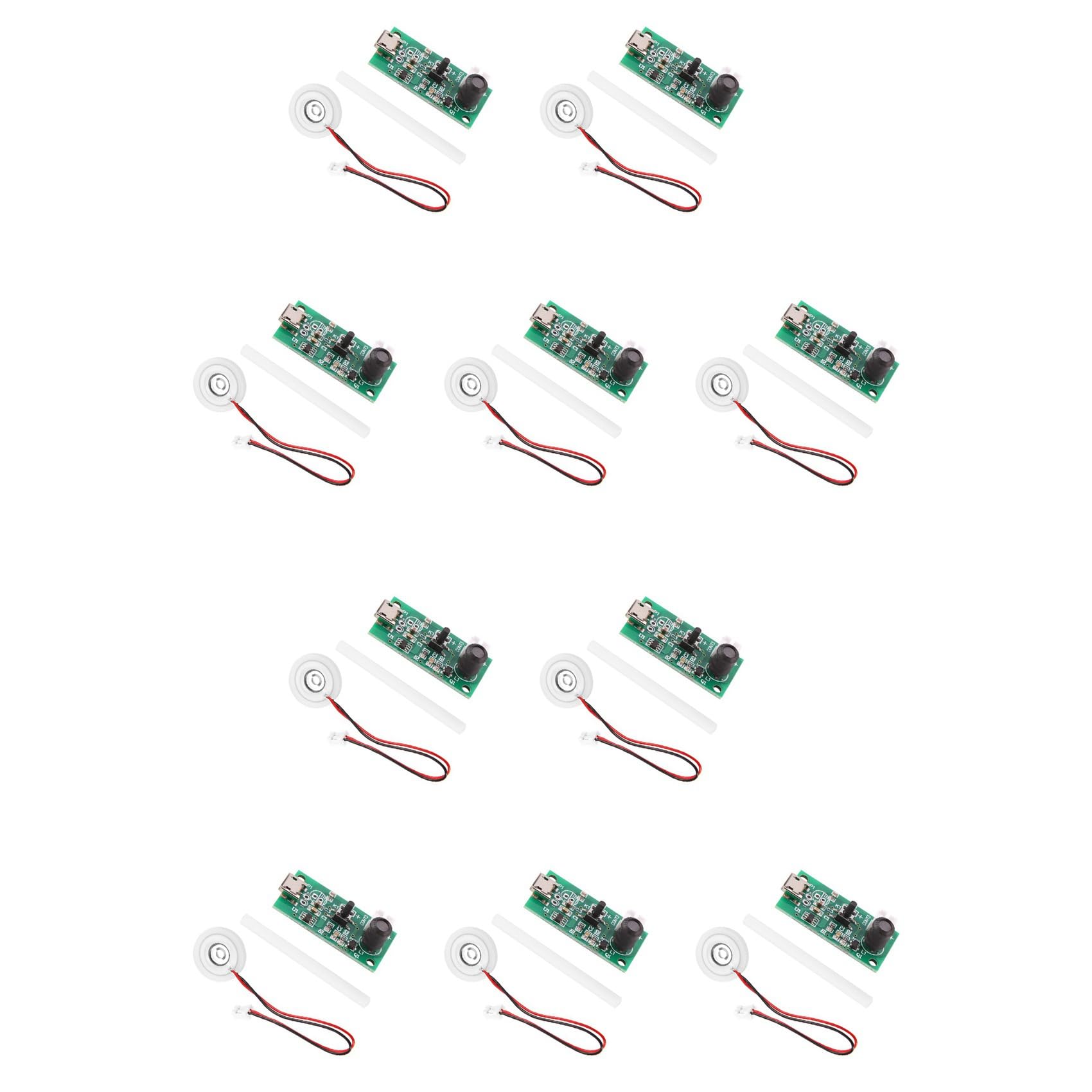 Myqqhbs 10pcs 16MM 20MM 1.5-2W Ultrasonic Mist Atomizer Transducer Atomizer Film Plate Accessories Humidifier Rubber Seal