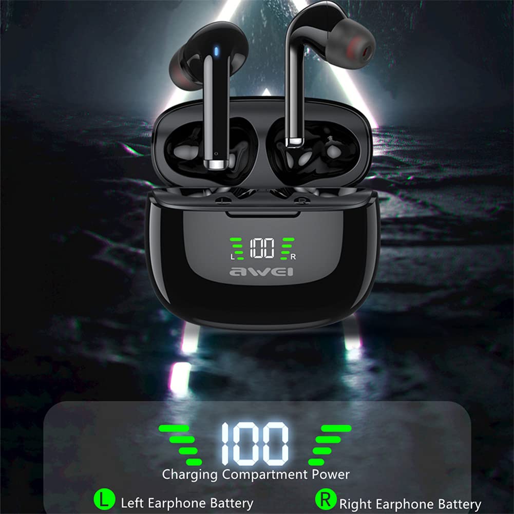 Prawdziwe bezprzewodowe słuchawki, słuchawki Surround Gaming Headset, 5.2 Słuchawki Bluetooth Słuchawki Słuchawki wbudowany MIC, do działania treningu siłowego