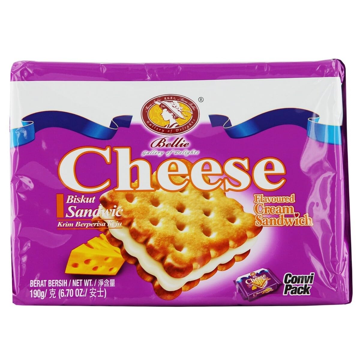 Marie Bellie Gallery Of Delights Cheese Sandwich Biscuits Convi Pack 190g (B0C7BZ97LJ) Amazon Price History, Amazon Price Tracker