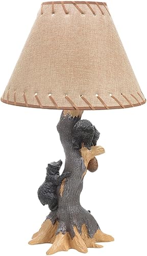 Vista 109 de BLACK FOREST DECOR Antler Lodge Uplight Lámpara - Lámpara rústica de Lodge con globo de vidrio sembrado