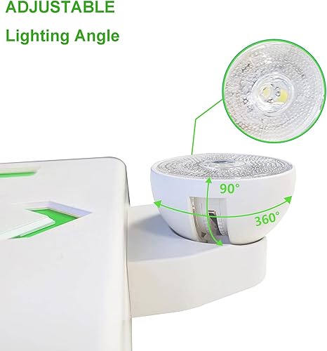 Miniatura 2 de Señales de salida de emergencia LED rojas, dos cabezas ajustables, CA 120V277V, carta de salida de doble cara, luces de señal de salida compactas
