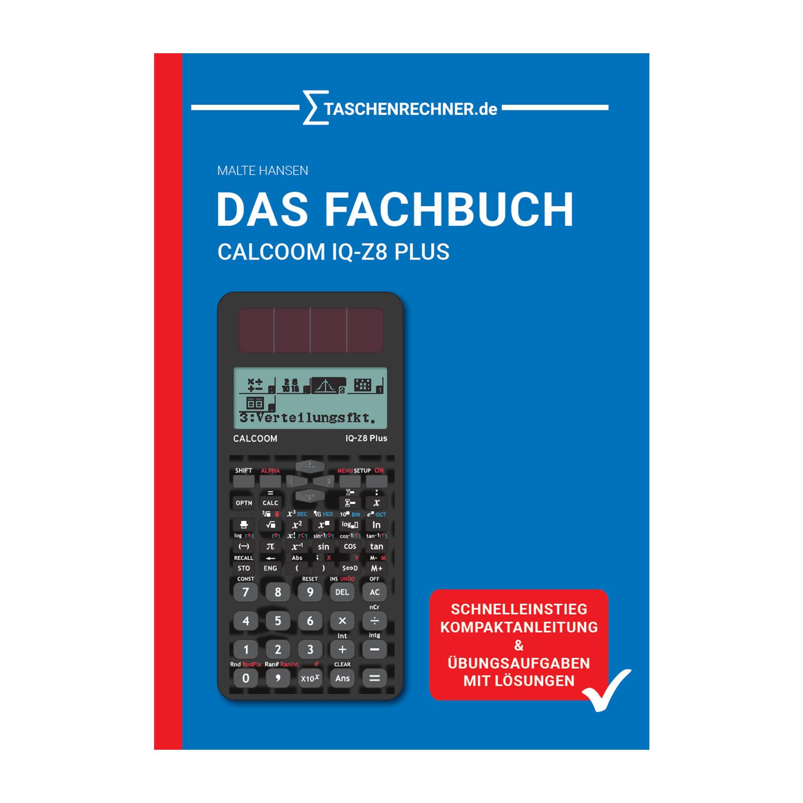 CALCOOM IQ Z8 Plus + 5 Jahre Garantie + Schutztasche + Fachbuch (NACHFOLGER des IQ-Z8)