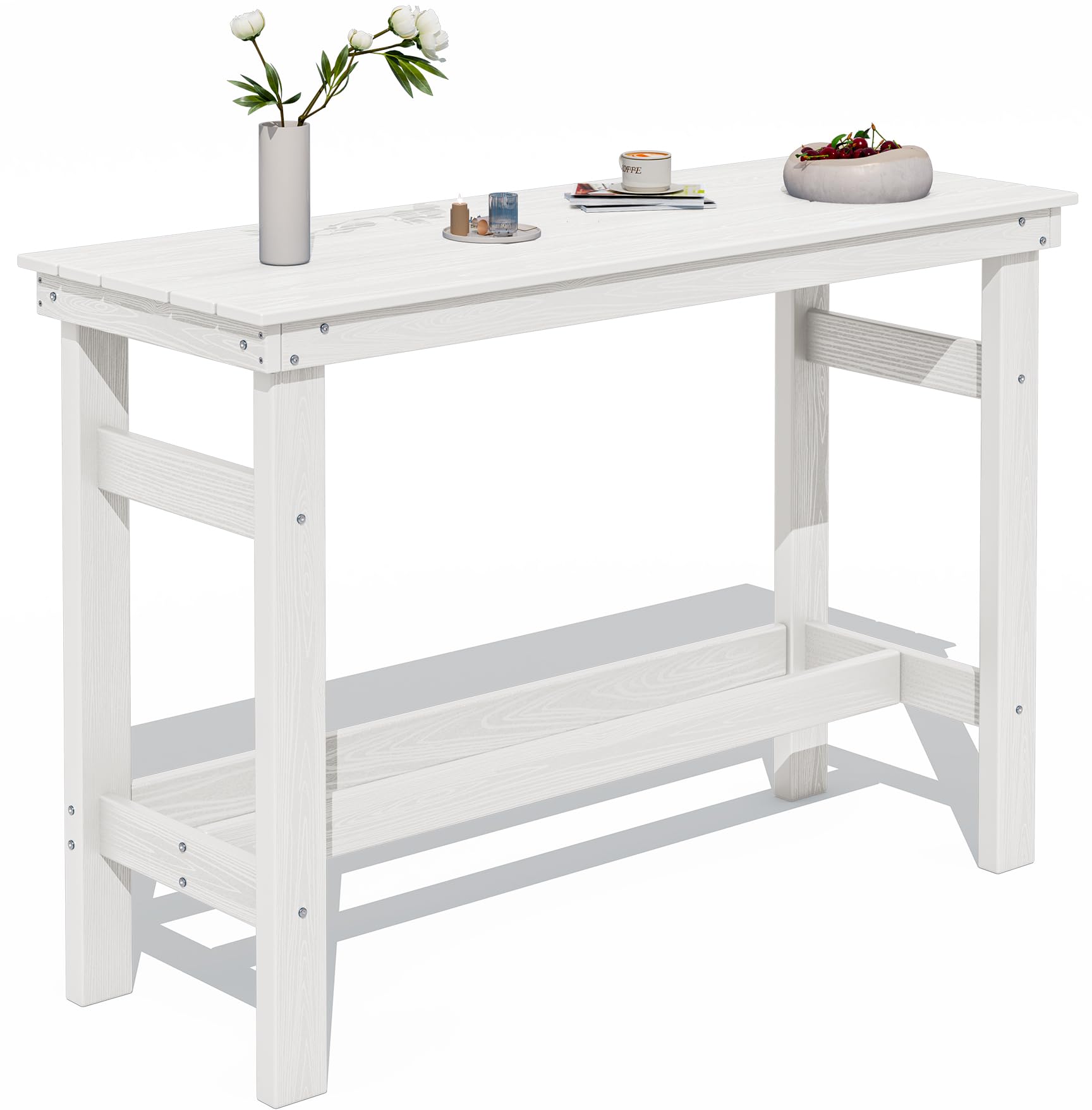 SERWALL 41 Outdoor Bar Table with Umbrella Hole