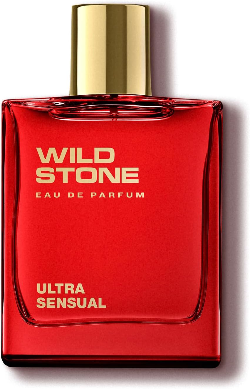 Wild Stone Ultra Sensual Eau De Parfum | 3.38oz,100 ml | Luxury EDP Perfume for Men | Intense Long Lasting Premium Fragrance| 100% Liquid Scent