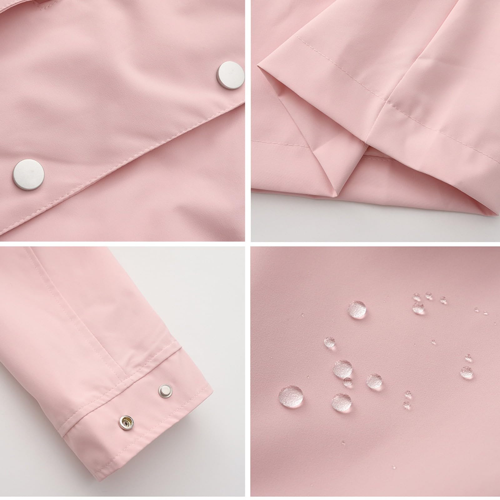 Generisch Chaqueta de verano para mujer, elegante, chubasquero, fina, impermeable, chaqueta para mujer, con cinturón, trinchera, chaqueta de primavera, monocolor, chaqueta de ocio, chaqueta ligera