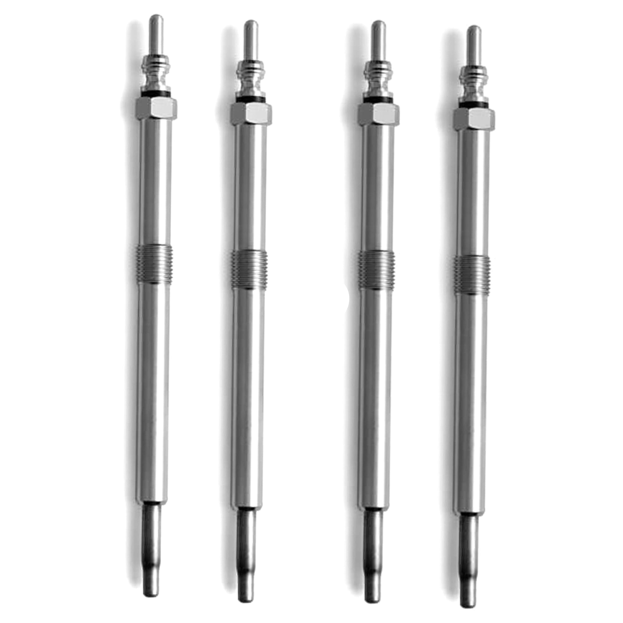 (Lot de 4) Bougie de préchauffage pour Movano 2,5l Vivaro Avantime 2,2l Espace 3 Espace IV Laguna II Master II Trafic 2 Velsatis Interstar Primastar 2,2 Dci Dti 2,5 Cdti