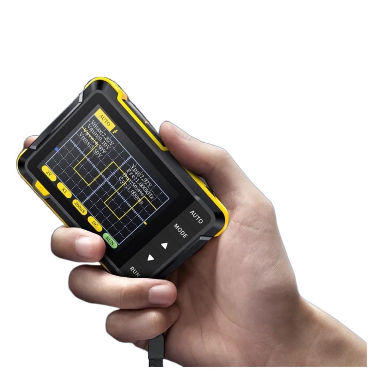 Kompaktes Oszilloskop DSO152 Tragbares digitales Oszilloskop 2,5 MSa/s 200 kHz Oszilloskop for Unterricht und Wartung(High Allocation)