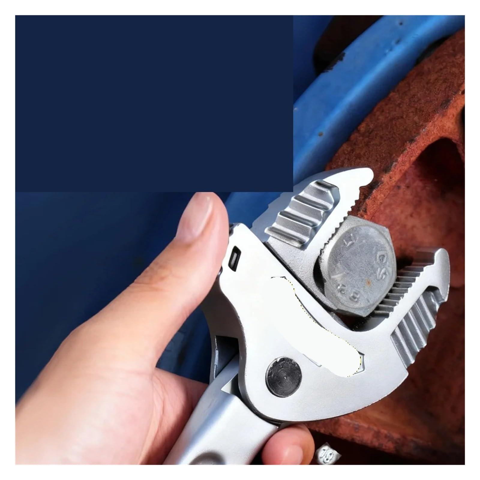 Pinza a Pappagallo Installazione della flangia tubazione chiave a granchio regolabile autoserrante a cricchetto for la riparazione del telaio automobilistico(16-19mm)