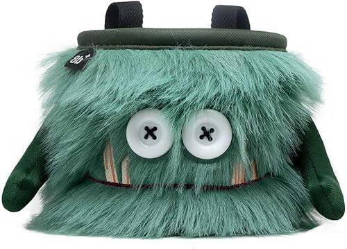 Miniatura 15 de 8BPLUS - Bolsa de tiza para escalar, boulder, cinturón y caja de regalo incluidos, apertura amplia, portaescobillas, para zurdos y diestros