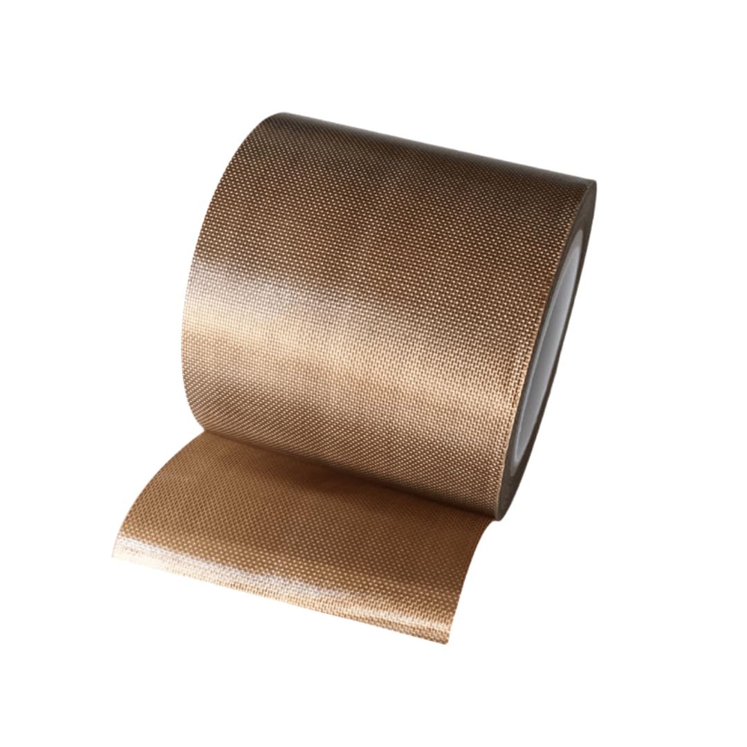 Nastro in PEFT PTFE Premium - Nastro sigillante resistente alle alte temperature - Lungo 10 m, isolante e resistente all'usura-1 pezzo(Brown,0.13x200mm)