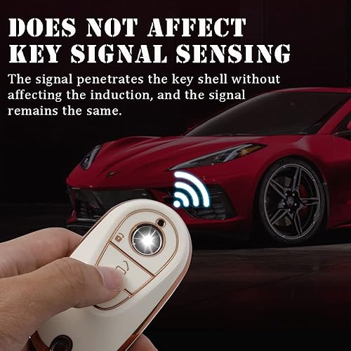 Miniatura 6 de SANRILY Funda de llave inteligente de TPU suave con borde dorado para Mercedes Benz Clase S W223Nuevo S580, Clase G Clase E 2022 2021 Funda para