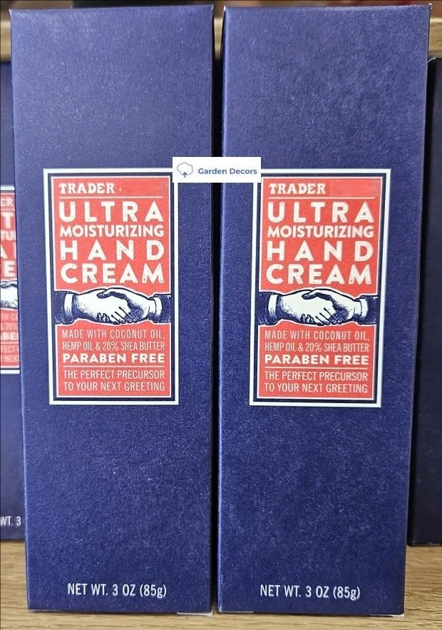 Trader Joe Ultra Moisturizing Hand Cream 3oz 85g (Two Boxes)