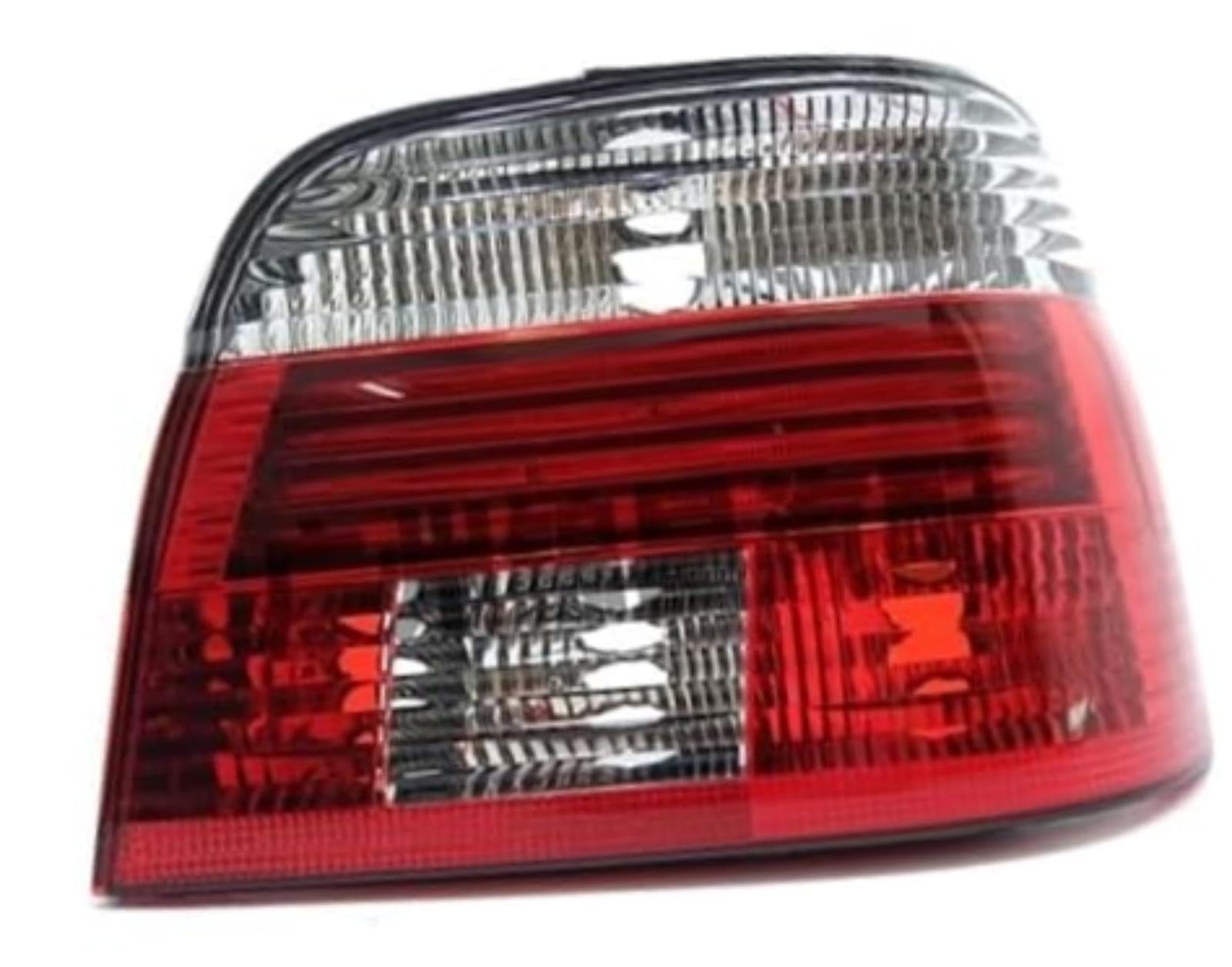 Dla BMW serii 5 E39 1998-2003 światło tylne samochodu tylny zderzak hamulec serwisowy włącz, dla zespołu tylnego światła cofania sygnału Lampka kontrolna lusterka (Red White Right)