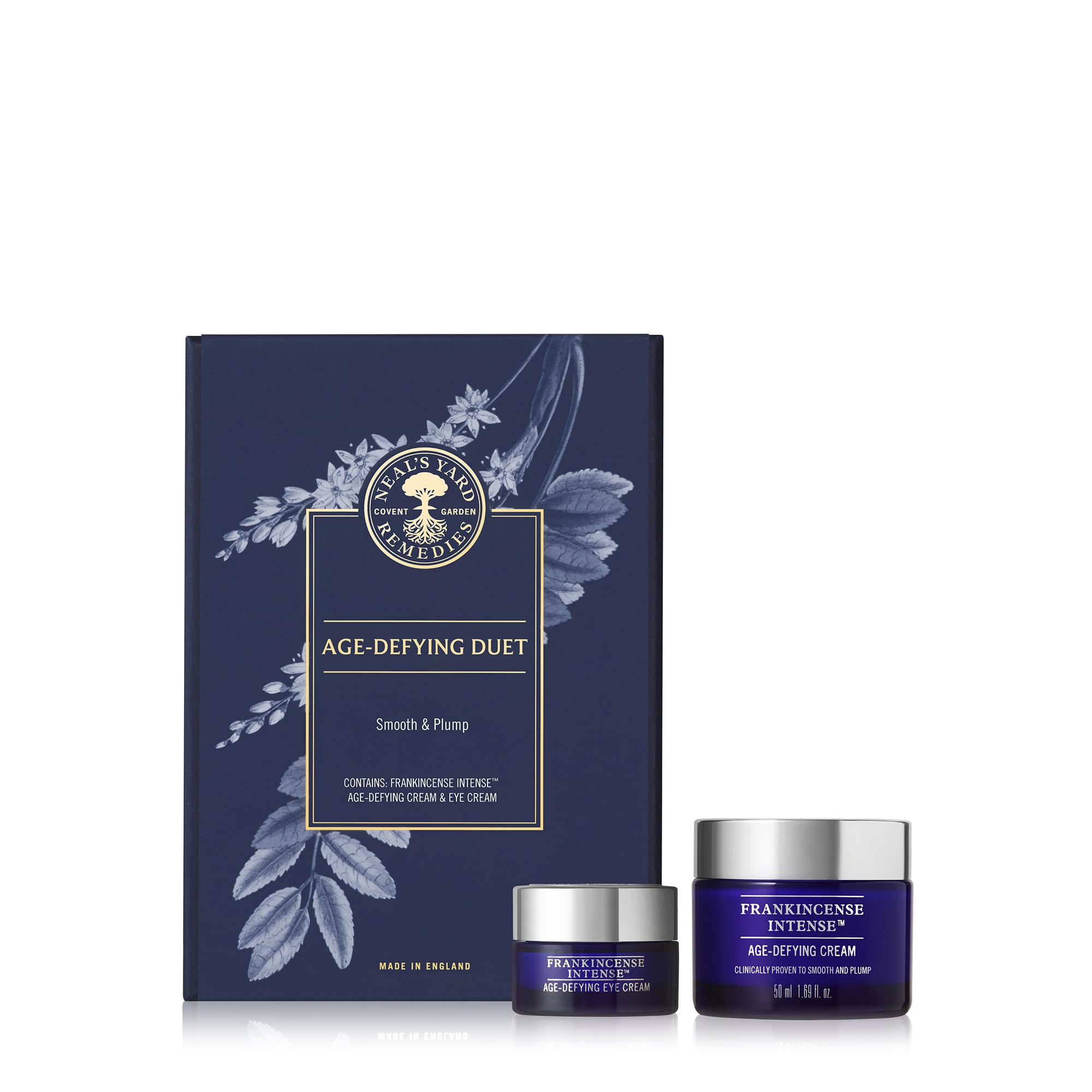 Neal's Yard Remedies Frankincense Age-Defying Duet Gift Set, Nourishing Face Cream & Eye Cream With Essential Oils
