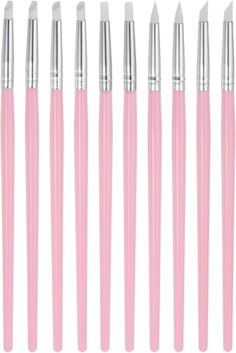 HARFINGTON Herramienta de escultura de arcilla de silicona, herramienta para esculpir arcilla, talladora de punta de goma, herramienta de tallado de