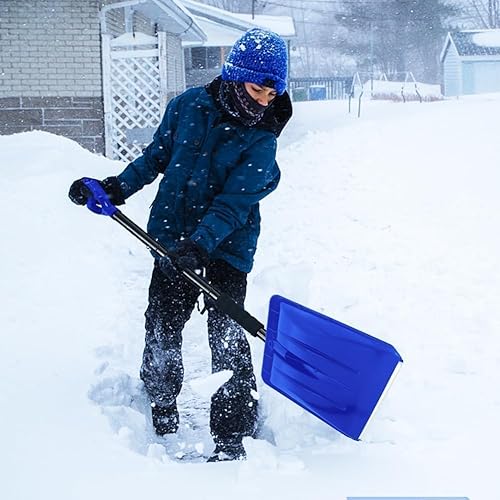 Miniatura 2 de Pala de nieve, 2024, pala de nieve portátil de aluminio ligero de gran capacidad, pala de nieve para padres e hijos, pala para jardín, automóvil,