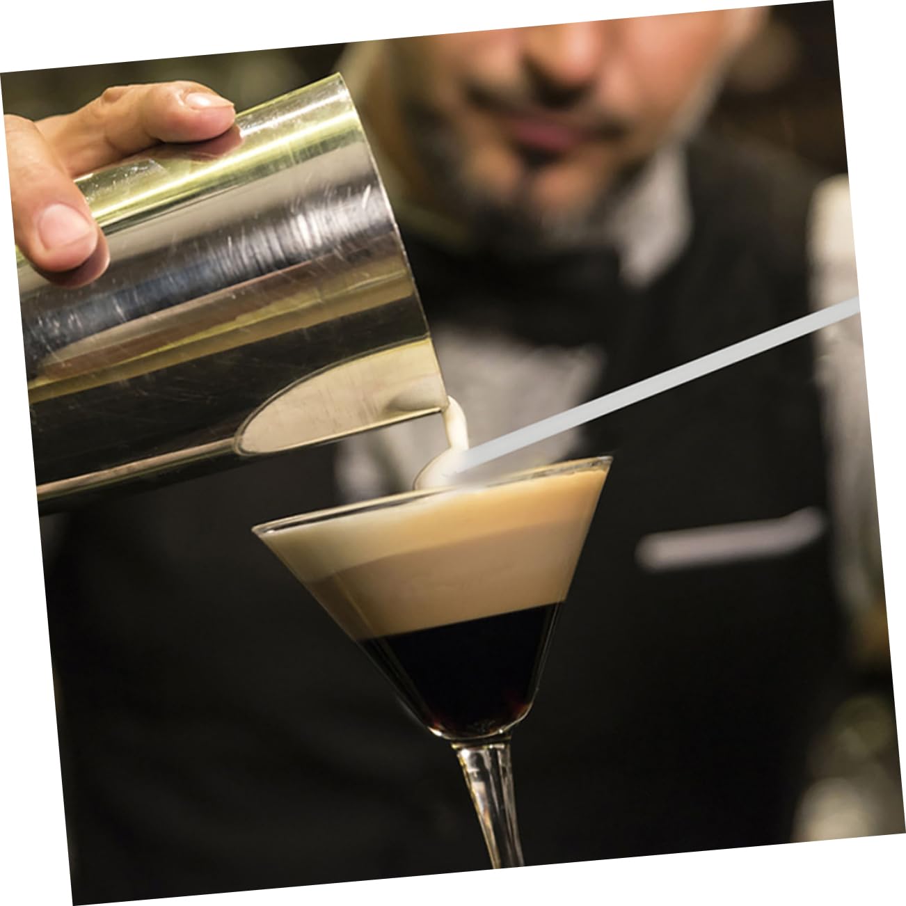 Ciieeo Mixing Rods 20cm Glass Stirring Sticks for Kitchen Scientific Experiments