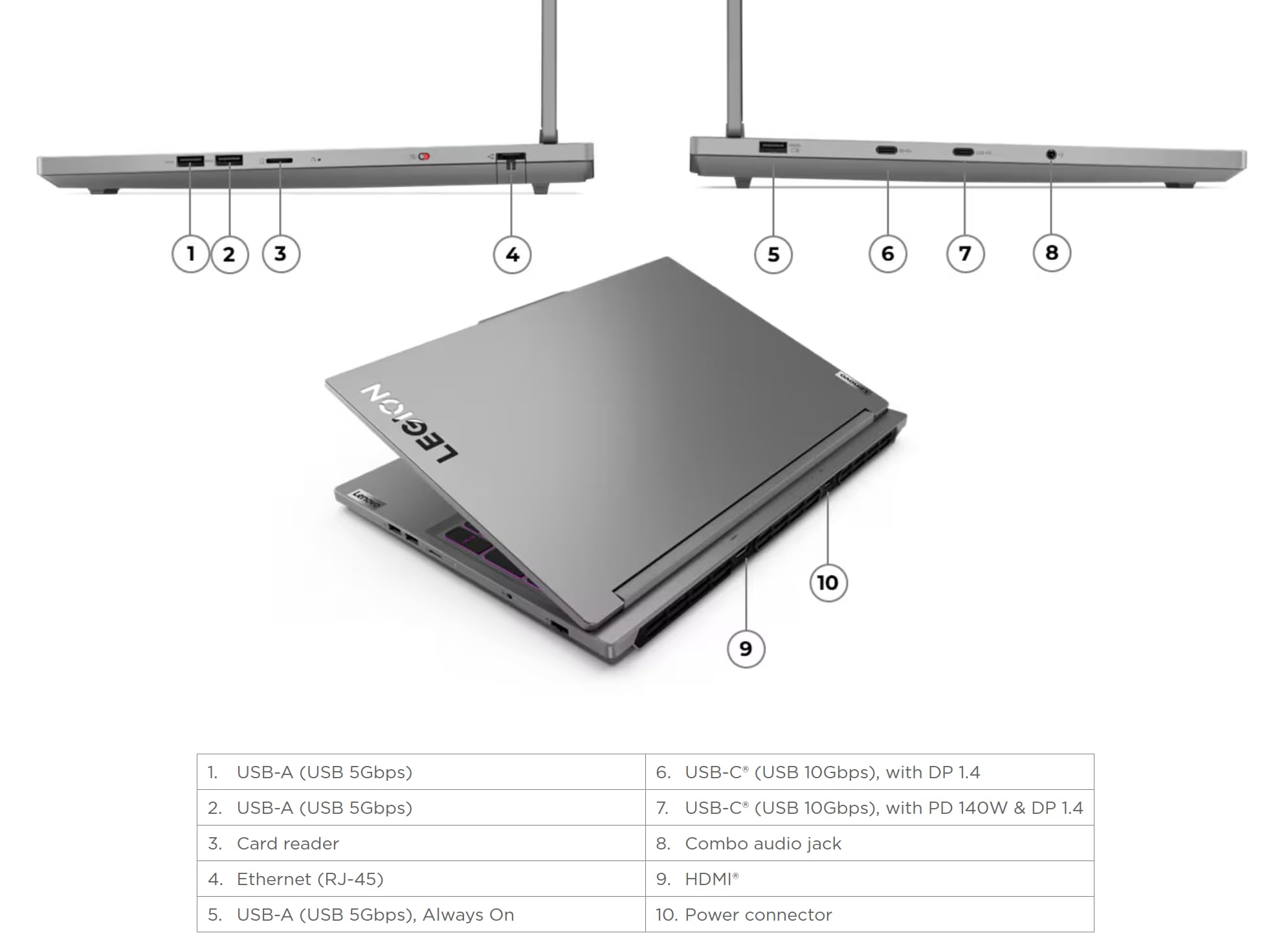 Amazon.com: Lenovo 2024 Legion Gaming Laptop - 16