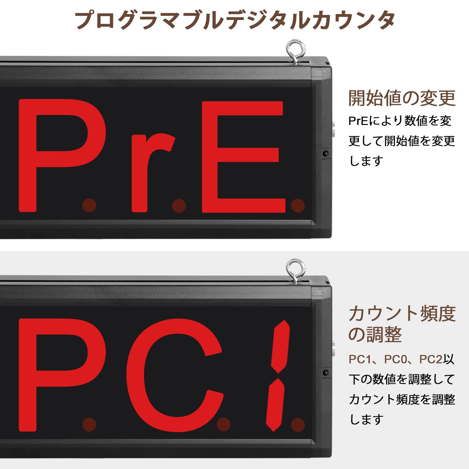 Amazon.co.jp: JIAWANSHUN デジタルカウンター 自動カウンター 999999