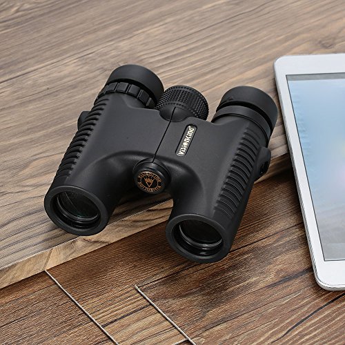 Lixada Visionking HD 10X26 À Prova D 'Água Compacto Binocular BaK4 Roof Prism Grande Angular Podero