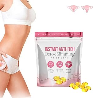 TrimaID Anti-Itch & Anti-Odor Detox Slimming Vaginal Suppository, Anti-Itch Detox Slimming Capsule,Anti-Itch Detox Slimming Capsule for Women (Color : 1pc)