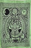 Matière : coton Jaipur Magique Mural Art Épée Statuette Crâne Poster Indien Poster Böhmimien Rideau Hippie Wohnheim Chambre Décorations Zigeuner Murale Taille 30 x 40 Grand Poster