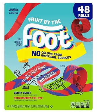 Fruit by the Foot Variety Pack, Strawberry and Berry Tie Dye, 96 ct.