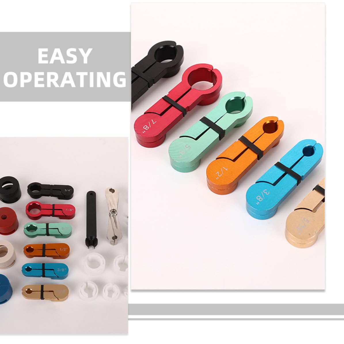 Attrezzo Scollegamento Tubo Auto 22 Pezzi Lega di Zinco e Plastico | Disconnessione Rapida, Compatibilità Versatile, Vacanze Estive, Utensili per Meccanici e Attrezzi per Auto