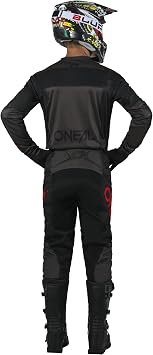 O'NEAL Element Racewear Youth Jersey Black/Red/Gray X-Large