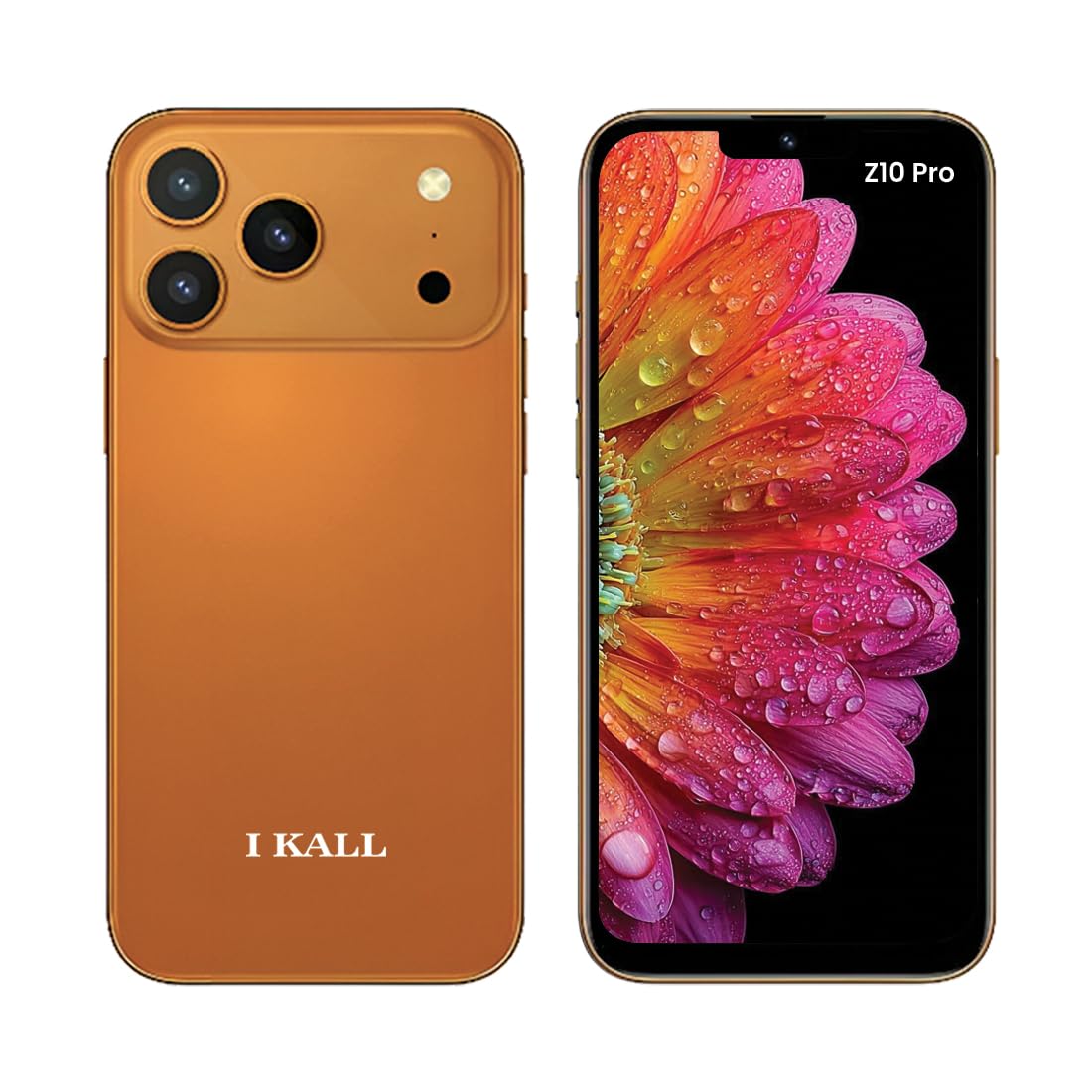 IKALL Z10 Pro Mobile Phone, Android 14, 6.53-inch HD Display, 4GB RAM, 64GB Internal Storage, Octa-Core Processor, 20MP + 8MP Camera, 5000mAh Battery, Dual SIM 4G Smartphone (Orange)-picture-51