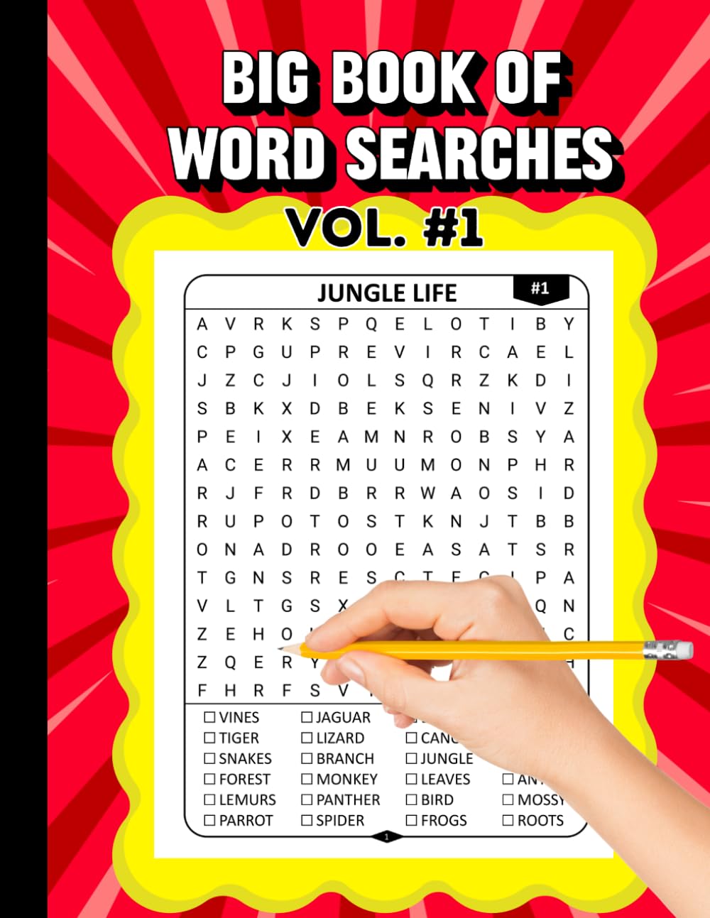 BIG BOOK OF WORD SEARCHES VOL. 1: CHALLENGING PUZZLES, BRAIN BOOSTERS, SHARPEN YOUR MIND, STRESS RELIEVER