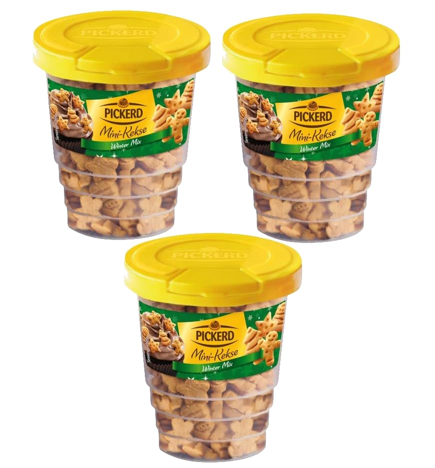 Pickerd Mini Kekse Winter Mix – Dekor Mix Weihnachten - essbare...