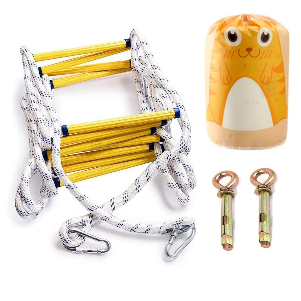 Buy Fire Escape Rope Ladder Emergency Disaster Evacuation Ladder with 2