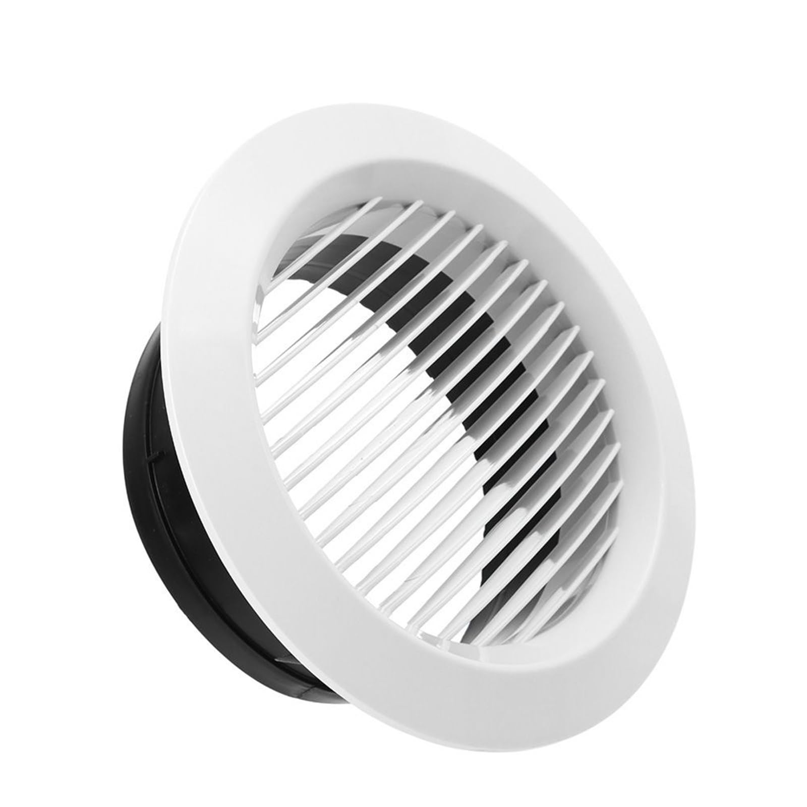 Adjustable Air Ventilation Cover Round Ducting Ceiling Wall Hole Abs Air Vent Grille Louver Kitchen Bath Air Outlet Fresh System (Color : D-150mm)