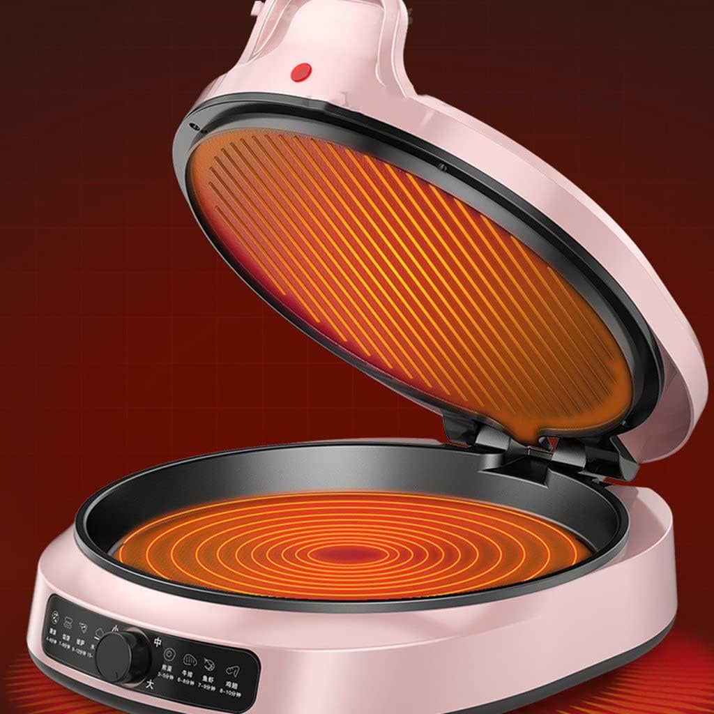 110V/1600W Electric Baking Pan Suspended Sided Heating Intelligent Constant Temperature Pancake Machine